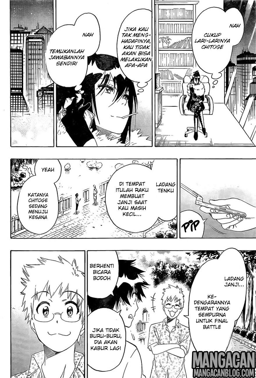 Nisekoi Chapter 217 Gambar 14