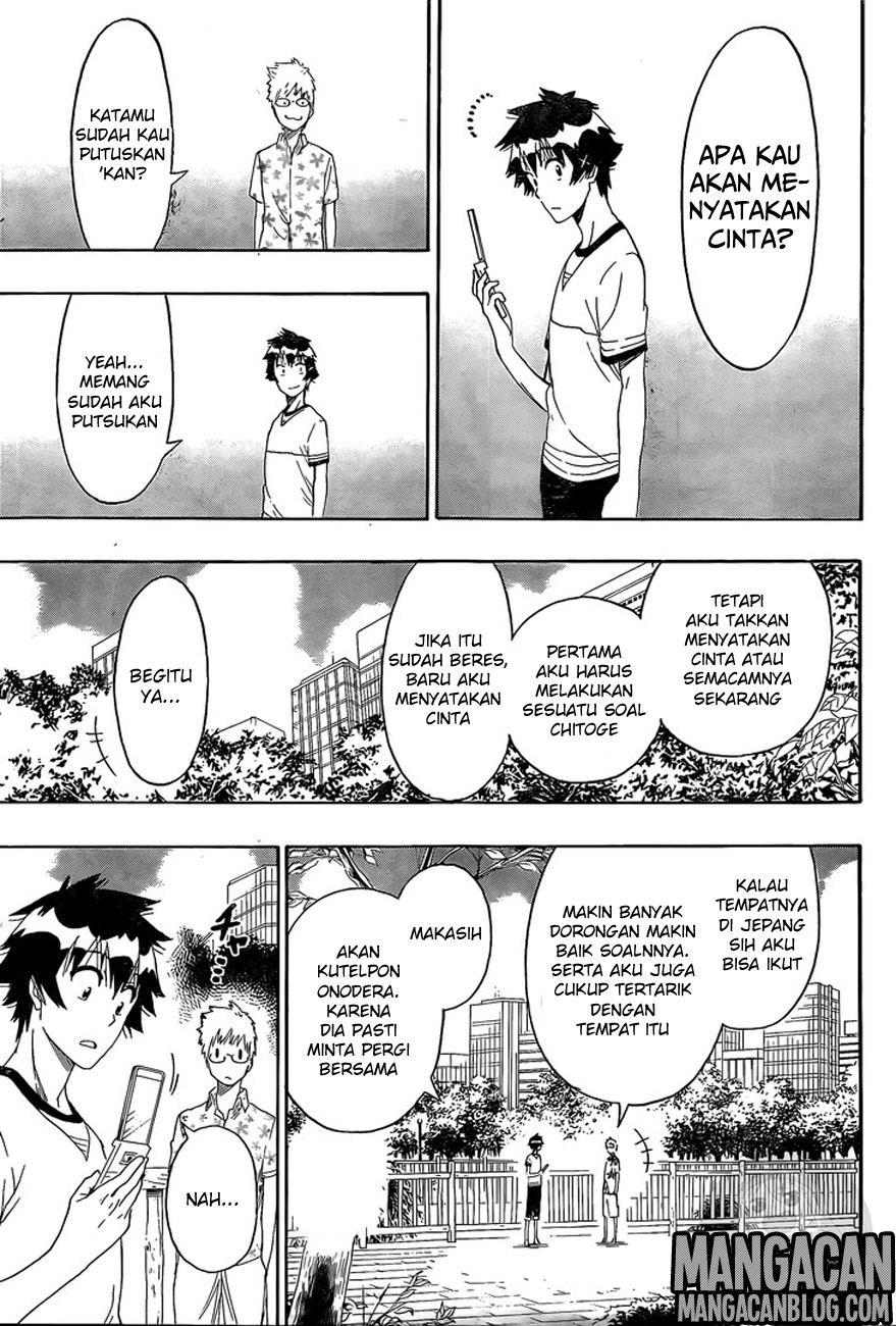 Nisekoi Chapter 217 Gambar 15