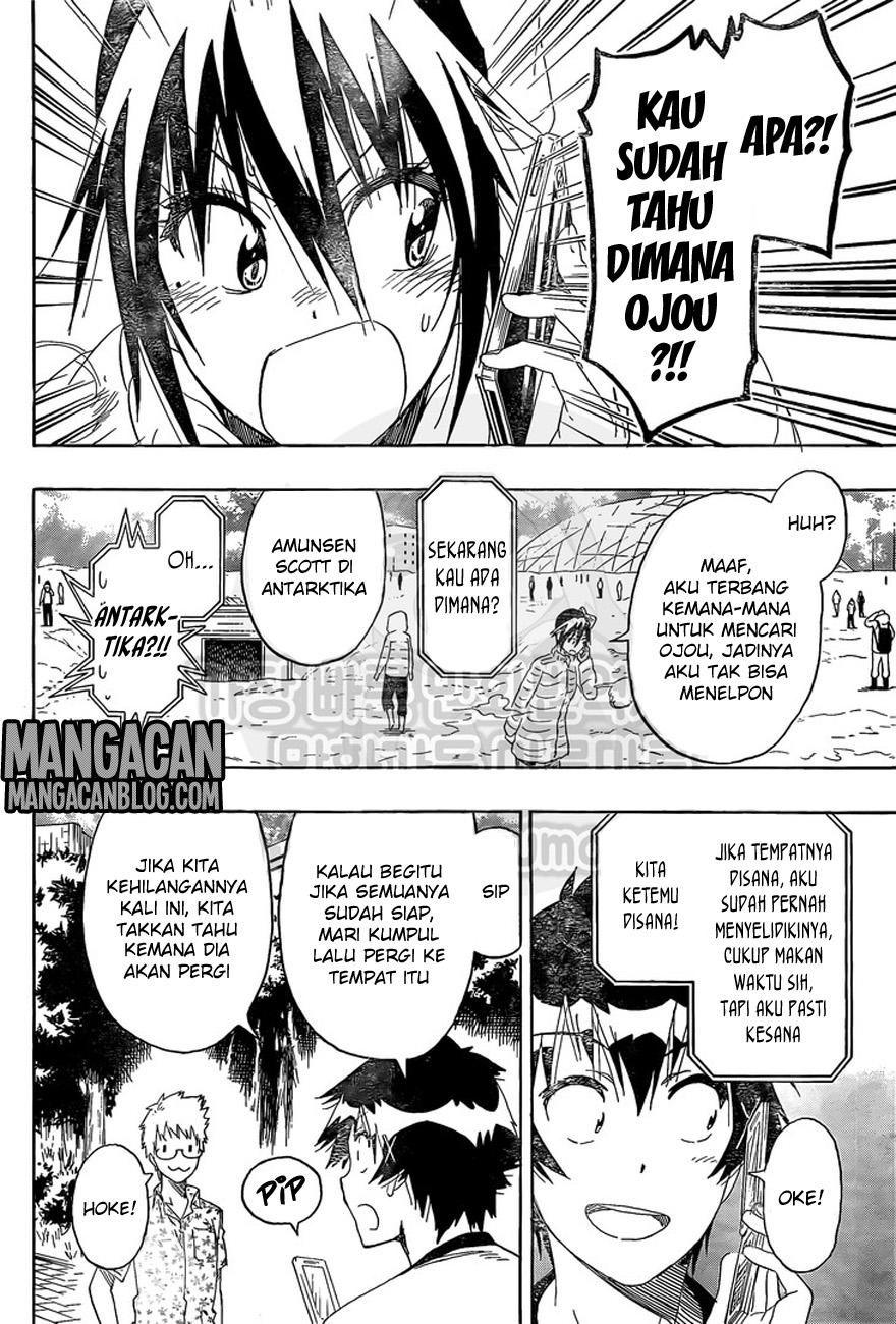 Nisekoi Chapter 217 Gambar 16