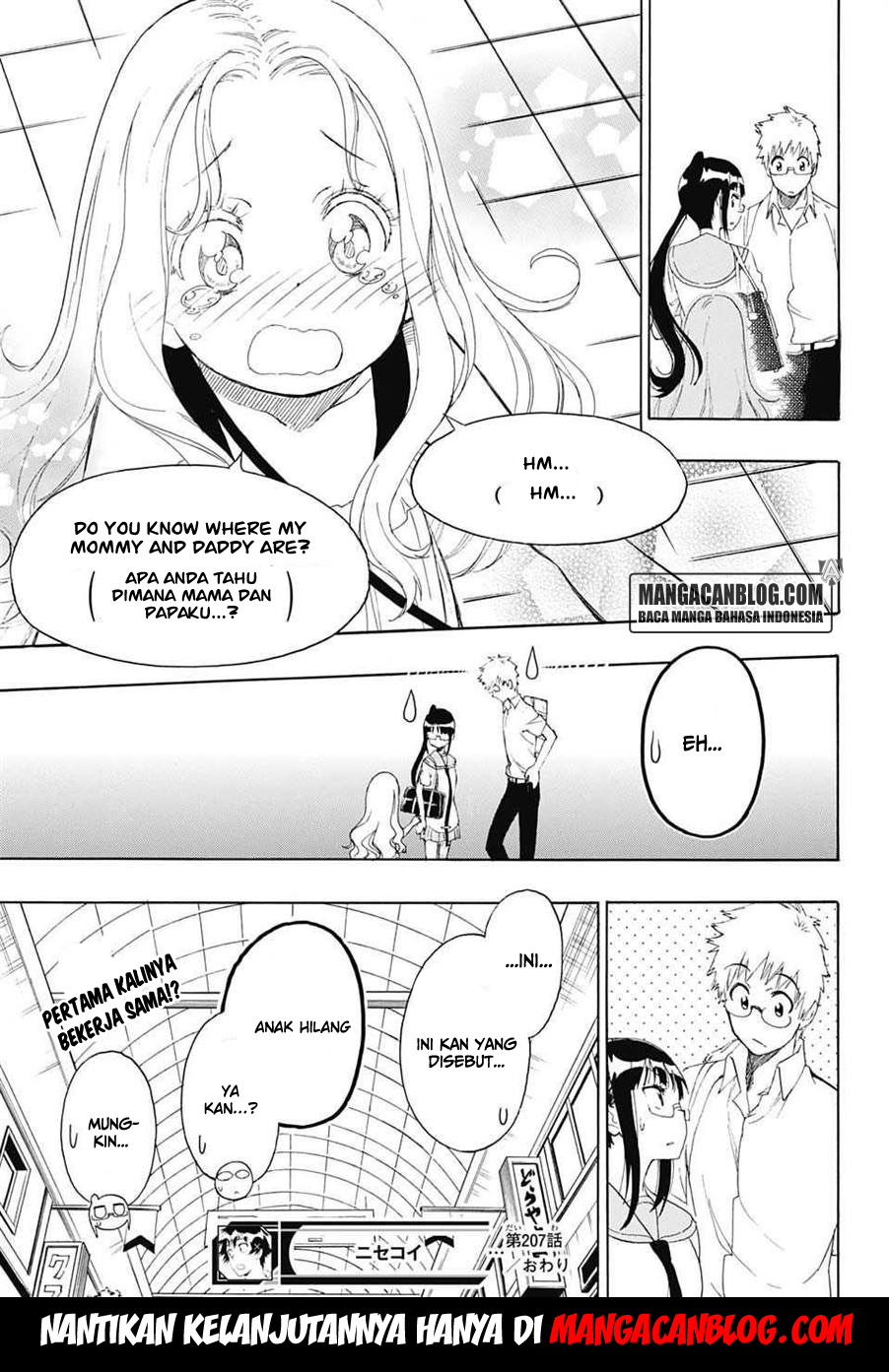 Nisekoi Chapter 207 Gambar 20