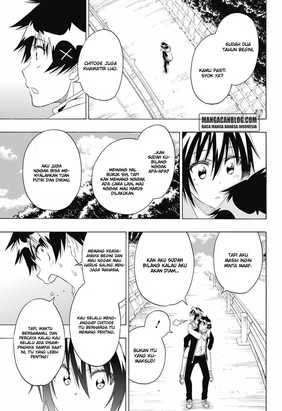 Nisekoi Chapter 205 Gambar 13