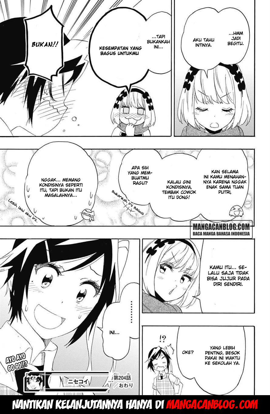 Nisekoi Chapter 204 Gambar 20
