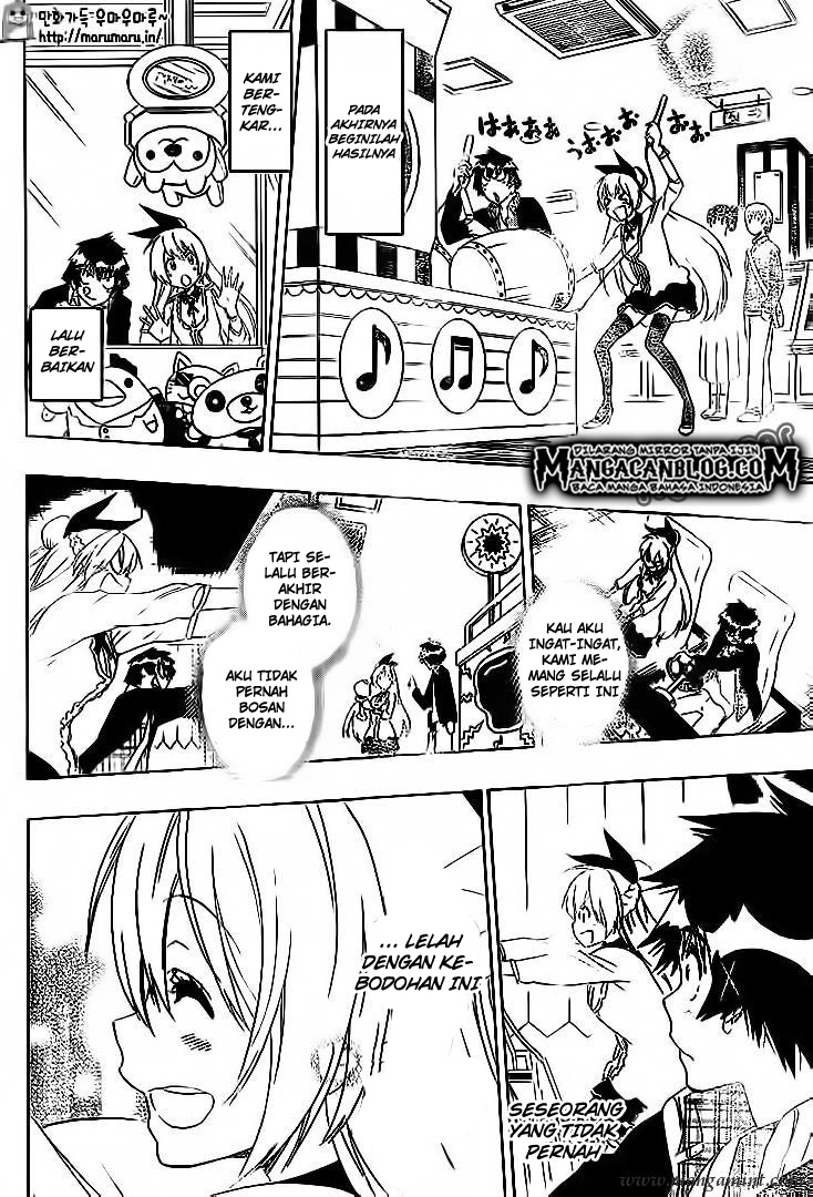 Nisekoi Chapter 198 Gambar 14