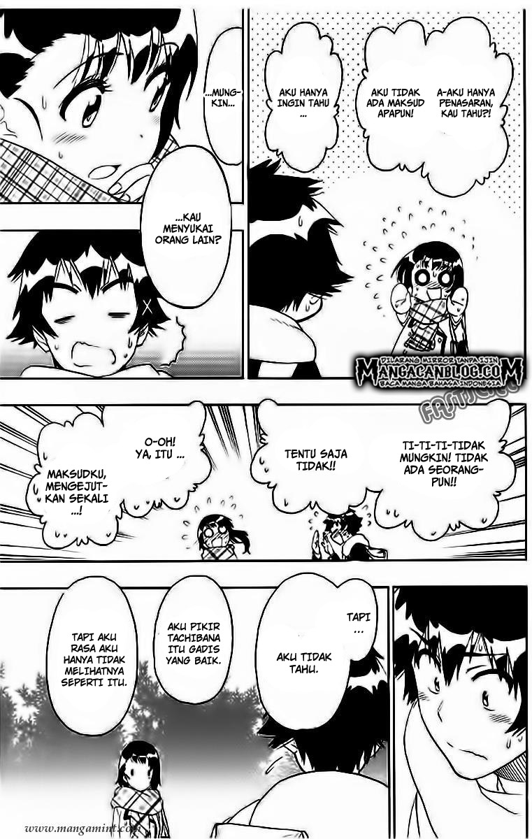 Nisekoi Chapter 196 Gambar 15