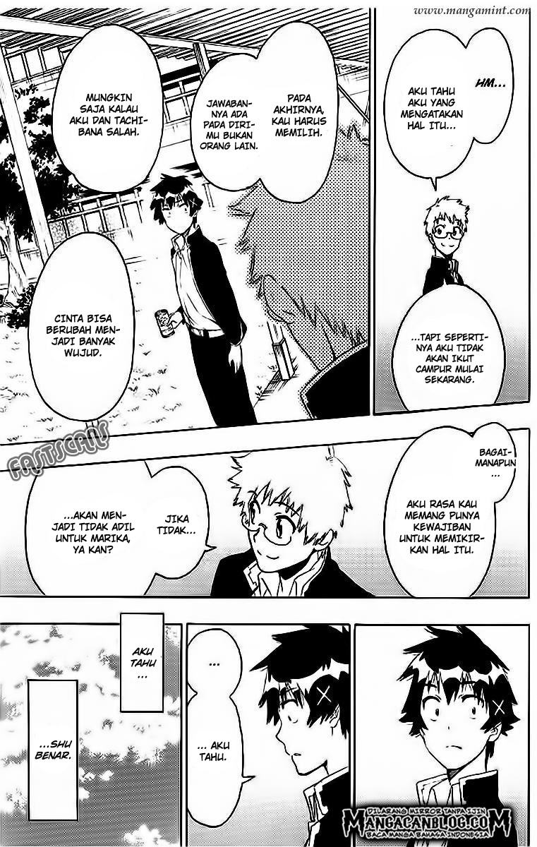 Nisekoi Chapter 196 Gambar 9
