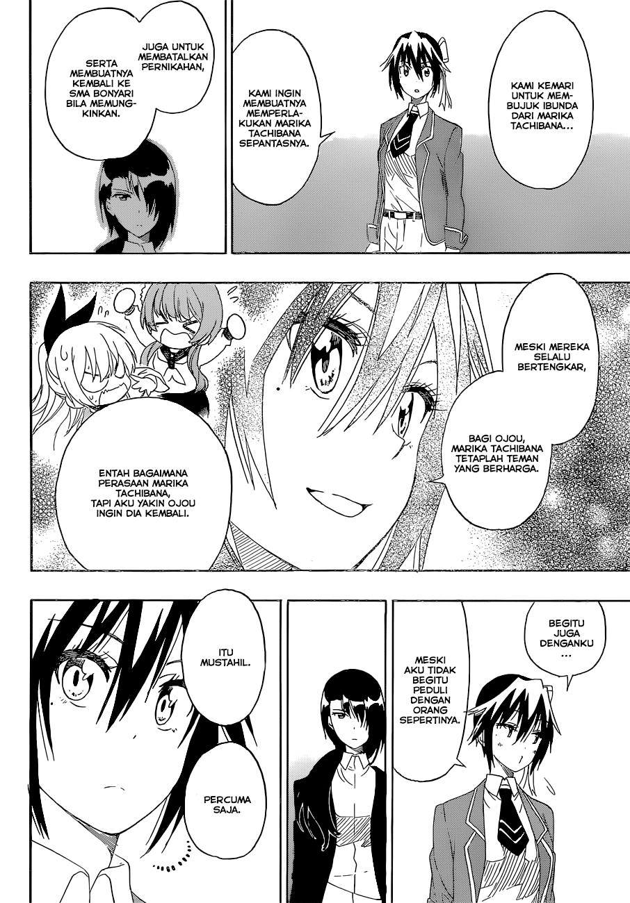 Nisekoi Chapter 185 Gambar 14