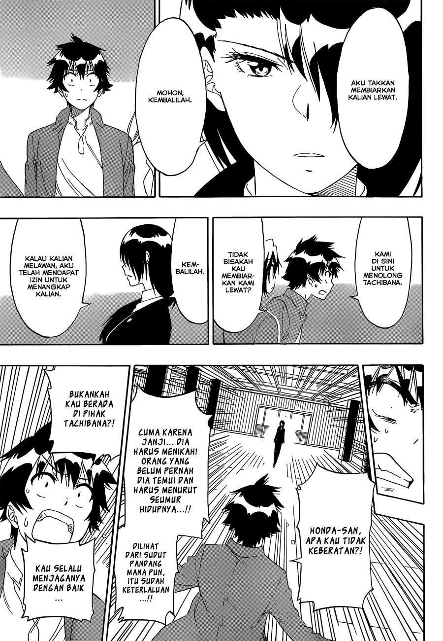 Nisekoi Chapter 184 Gambar 15