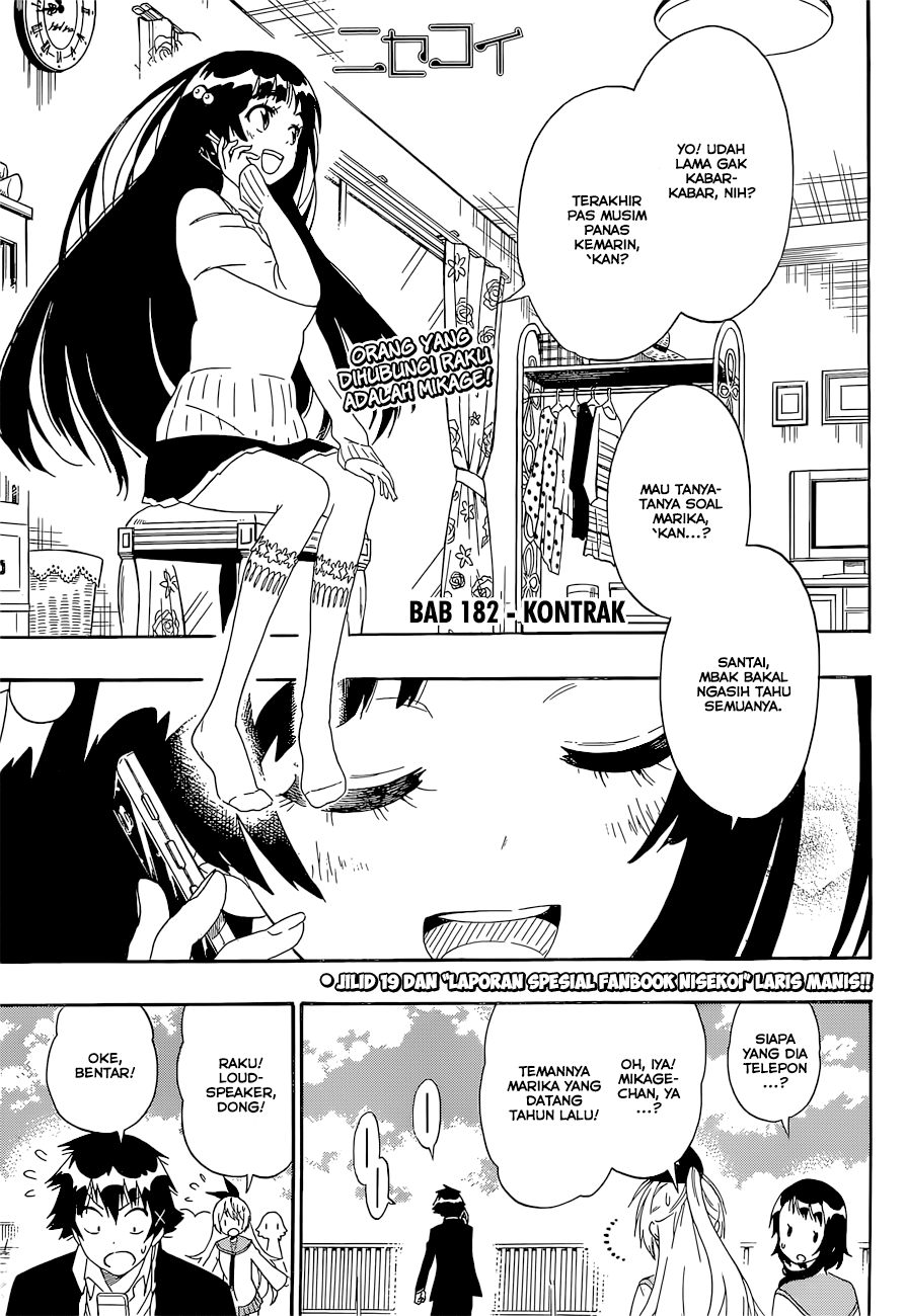 Baca Komik Nisekoi Chapter 182 Gambar 1