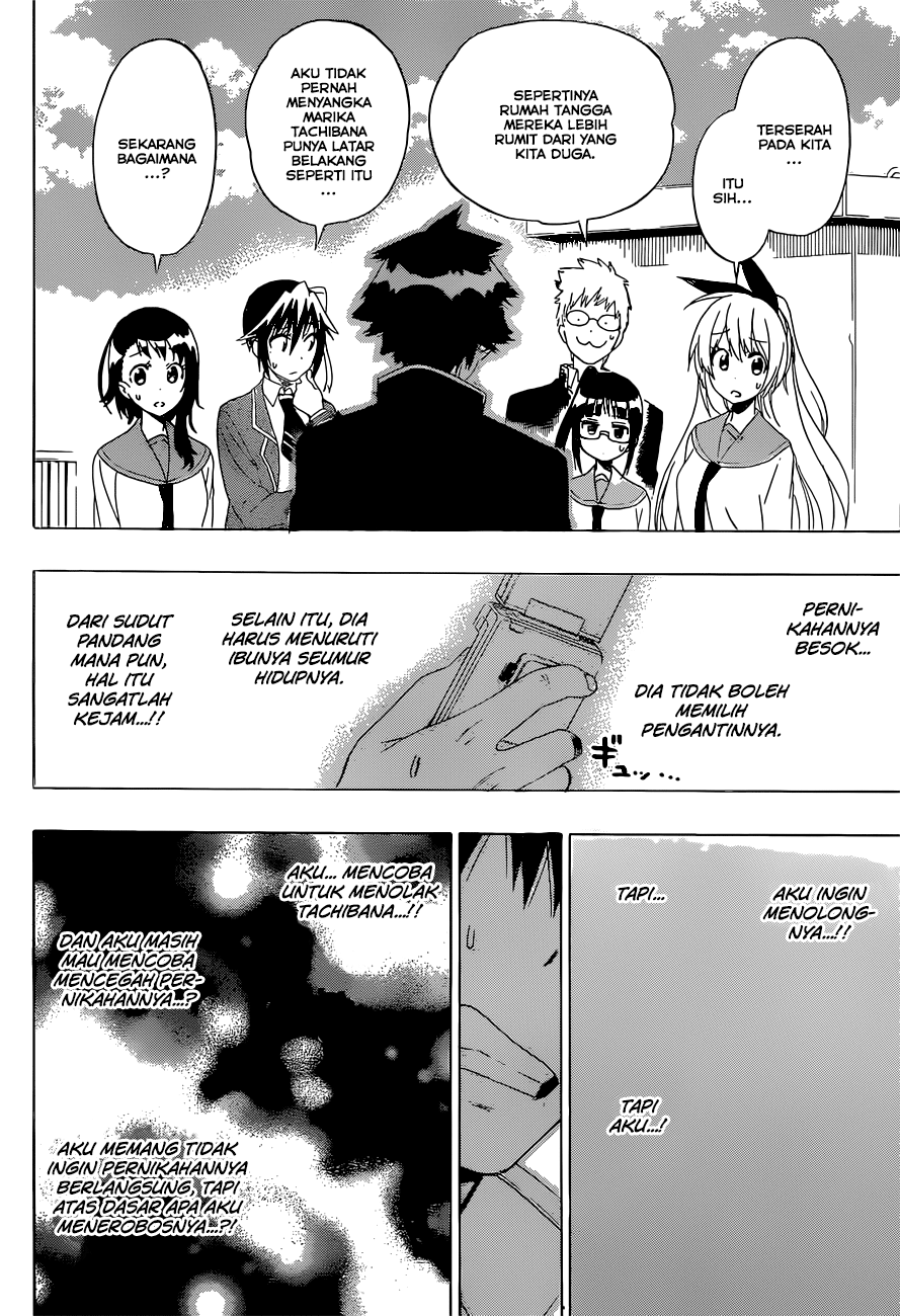 Nisekoi Chapter 182 Gambar 12