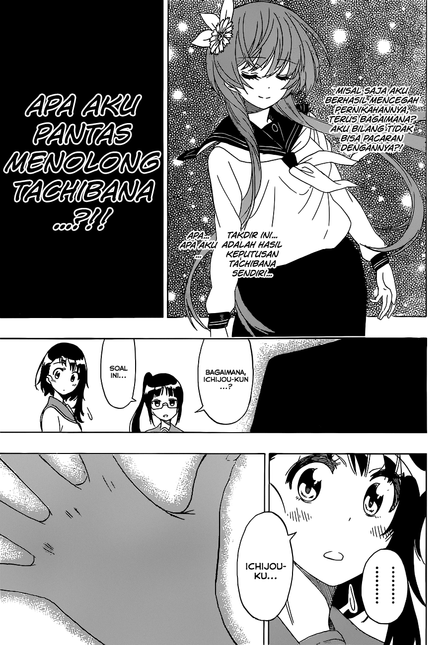 Nisekoi Chapter 182 Gambar 13