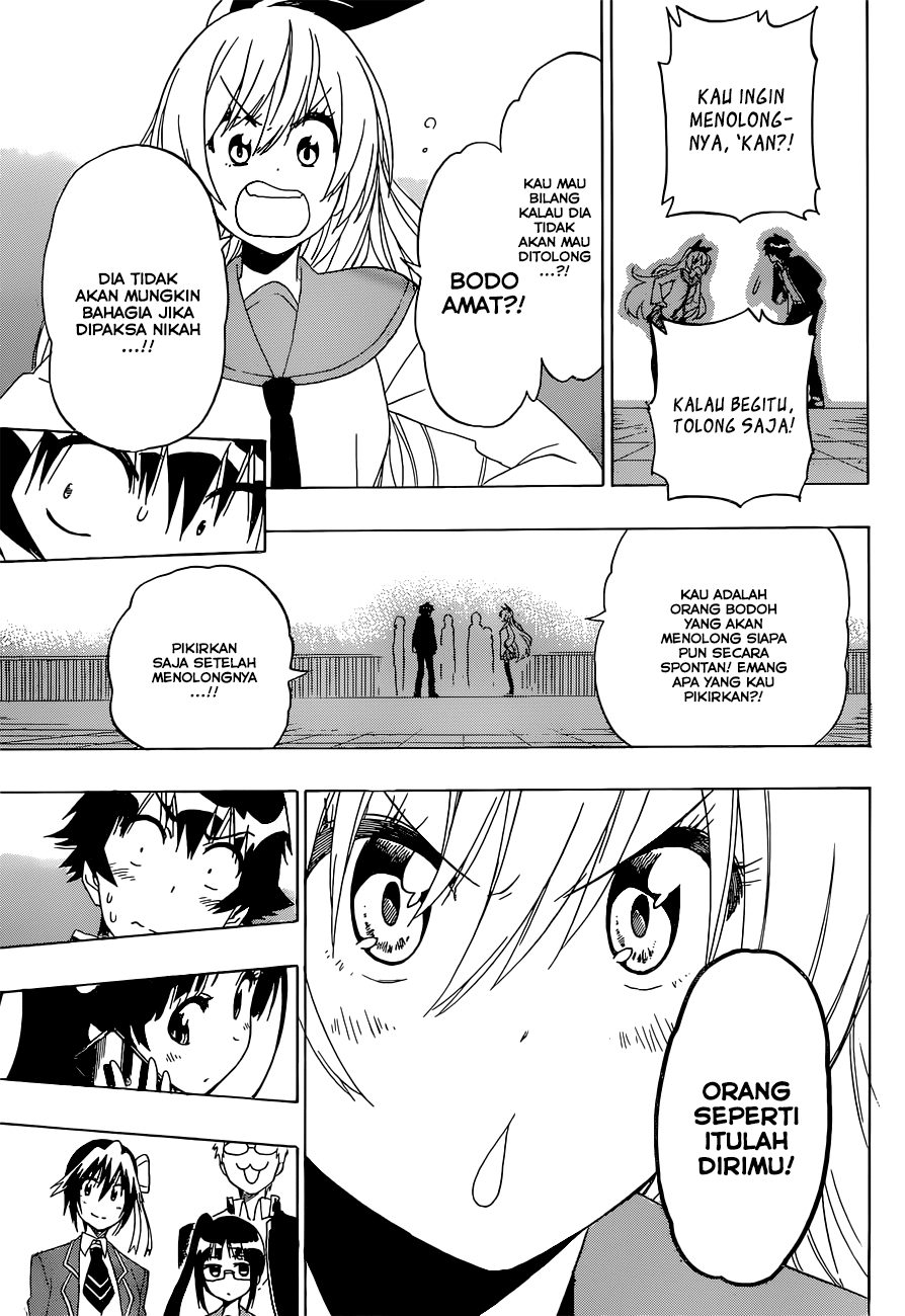 Nisekoi Chapter 182 Gambar 15
