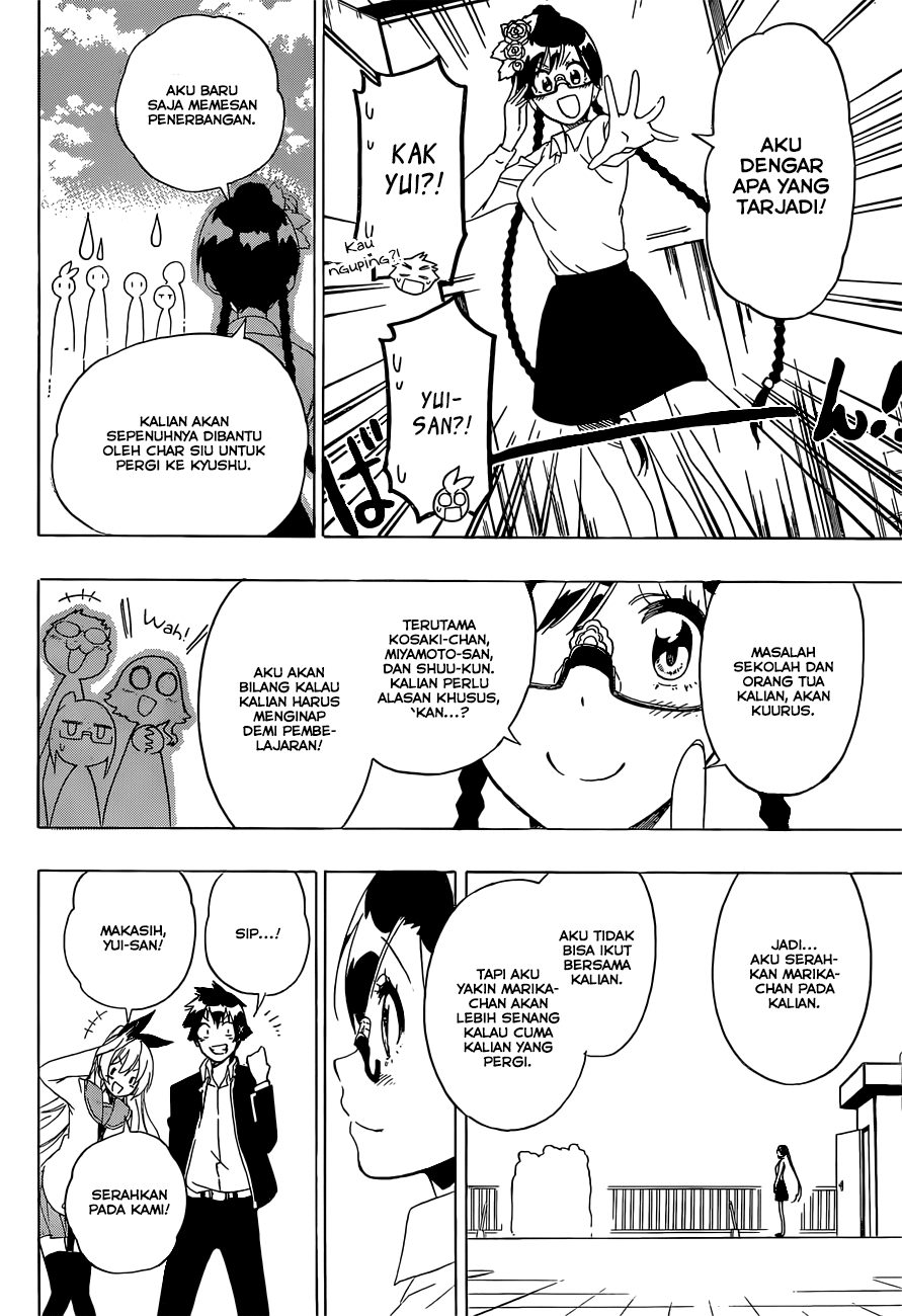 Nisekoi Chapter 182 Gambar 18