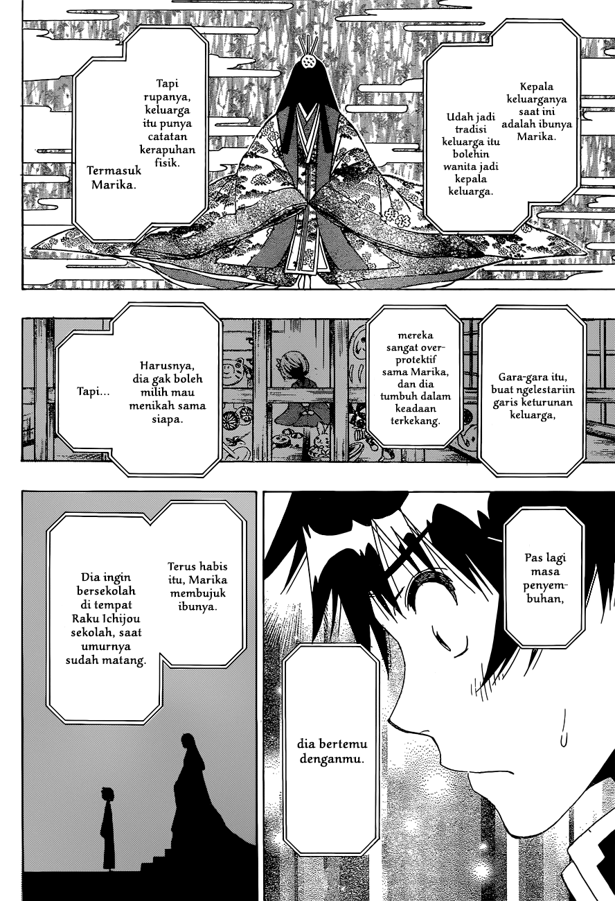 Nisekoi Chapter 182 Gambar 4