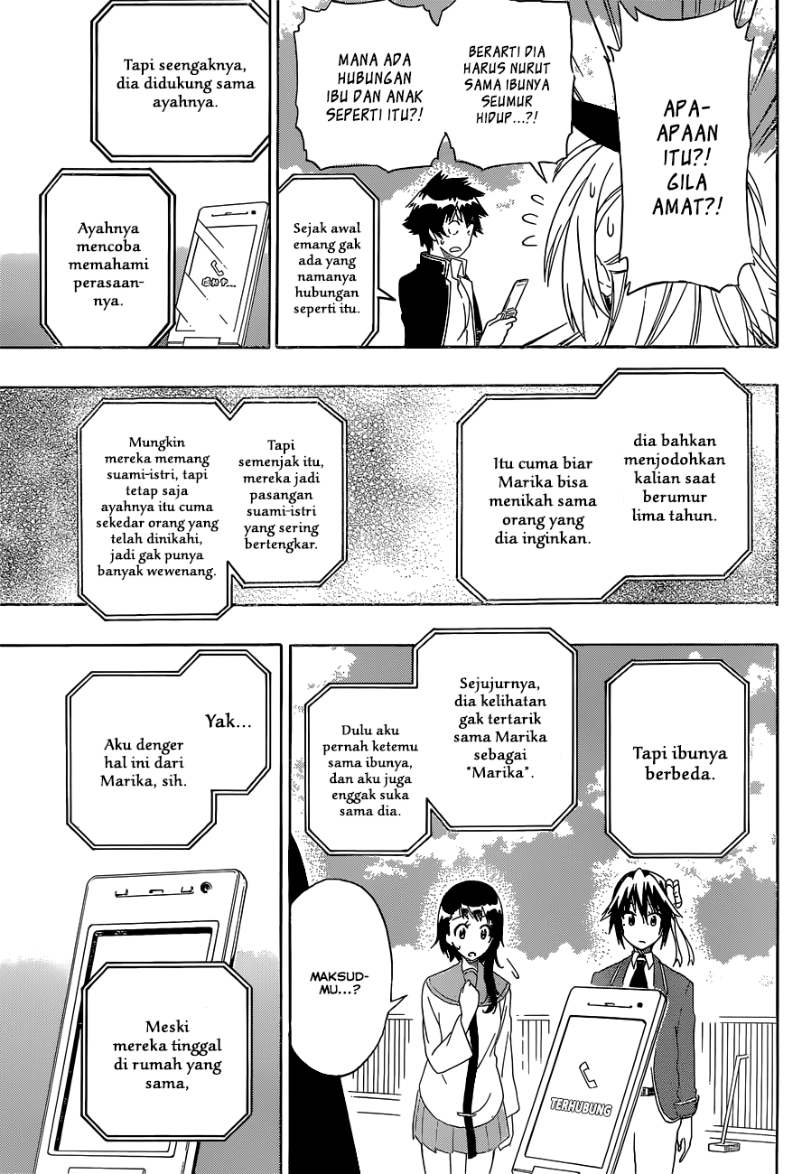 Nisekoi Chapter 182 Gambar 7