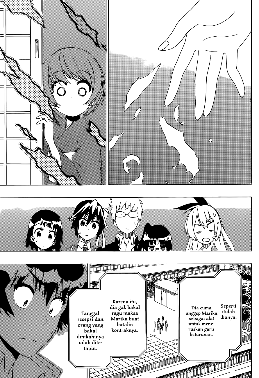 Nisekoi Chapter 182 Gambar 9