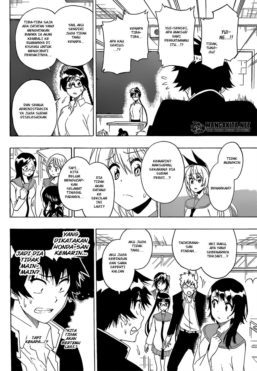 Nisekoi Chapter 181 Gambar 14