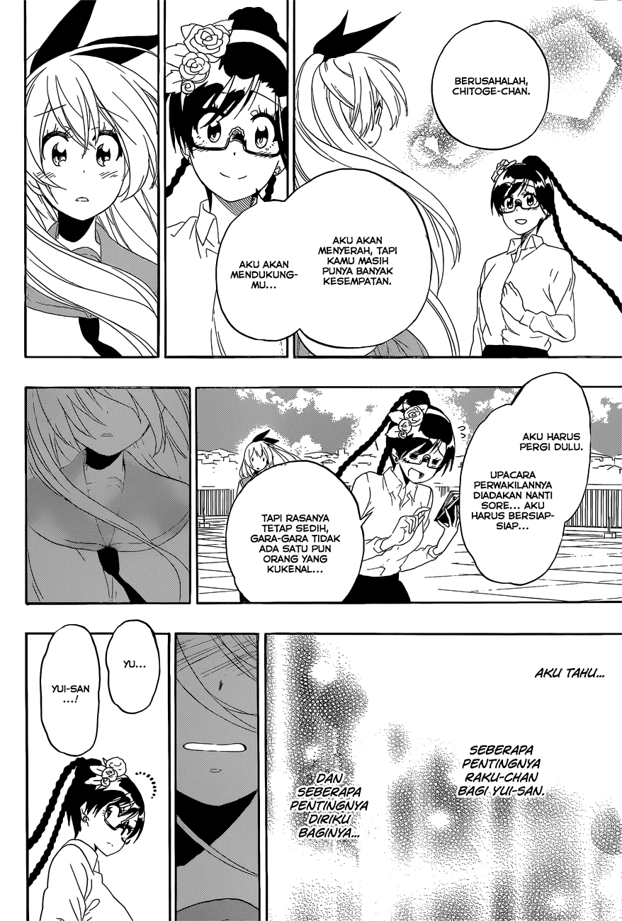 Nisekoi Chapter 179 Gambar 12