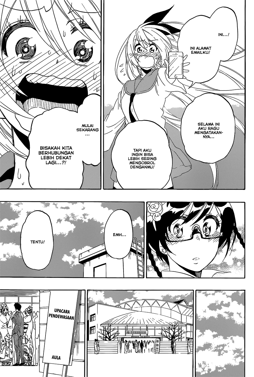 Nisekoi Chapter 179 Gambar 13