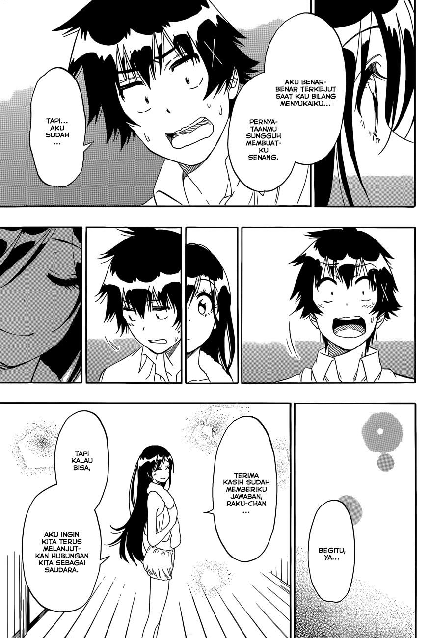 Nisekoi Chapter 178 Gambar 12
