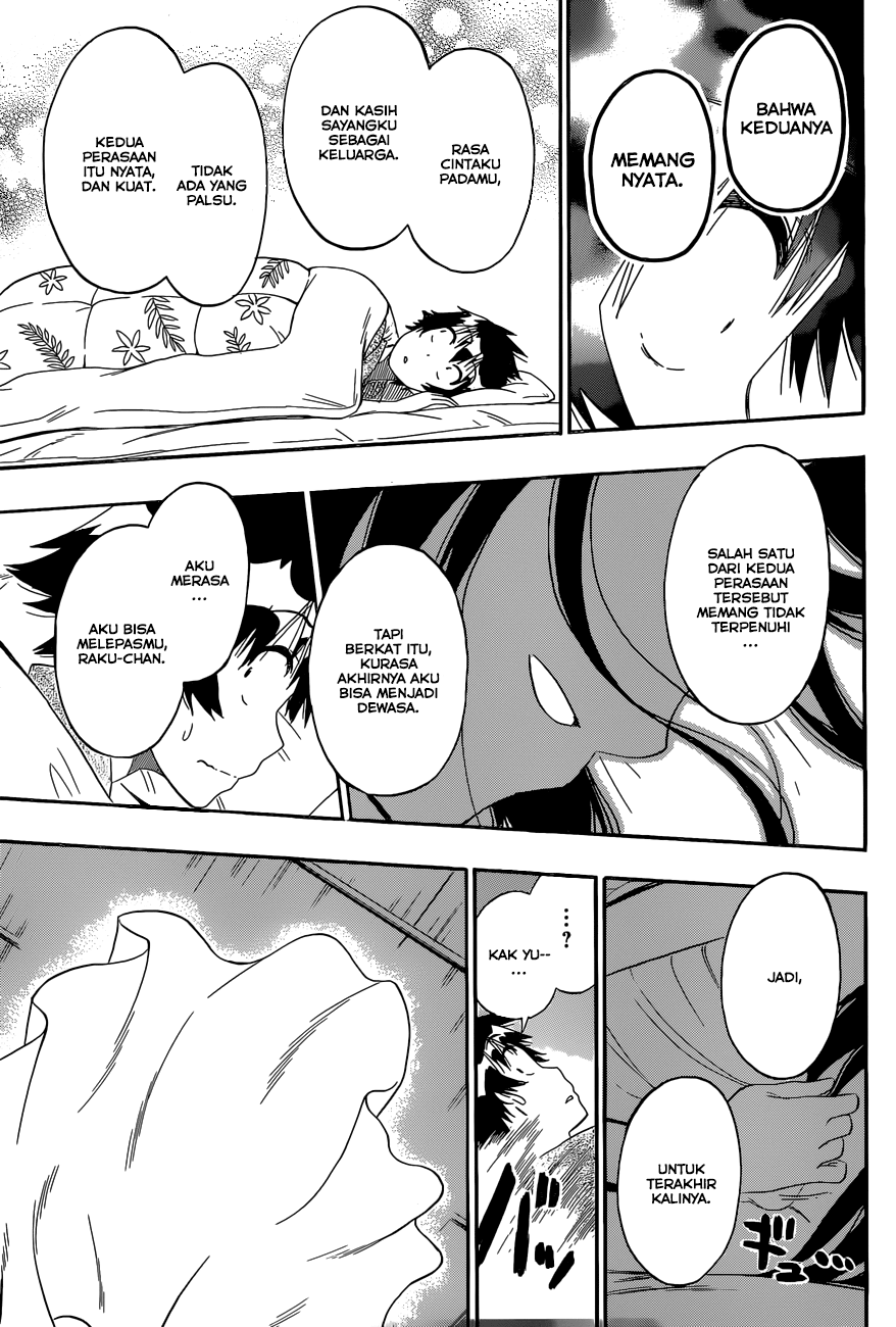 Nisekoi Chapter 178 Gambar 16