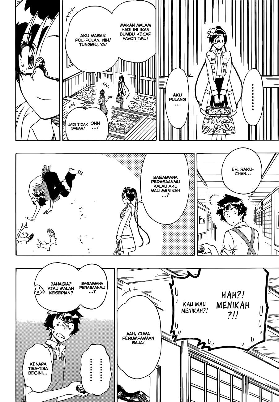 Nisekoi Chapter 177 Gambar 16