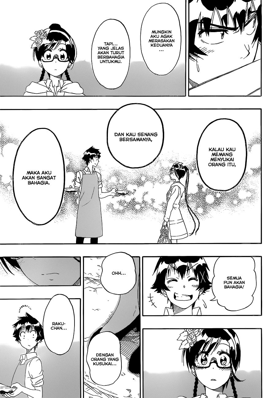 Nisekoi Chapter 177 Gambar 17