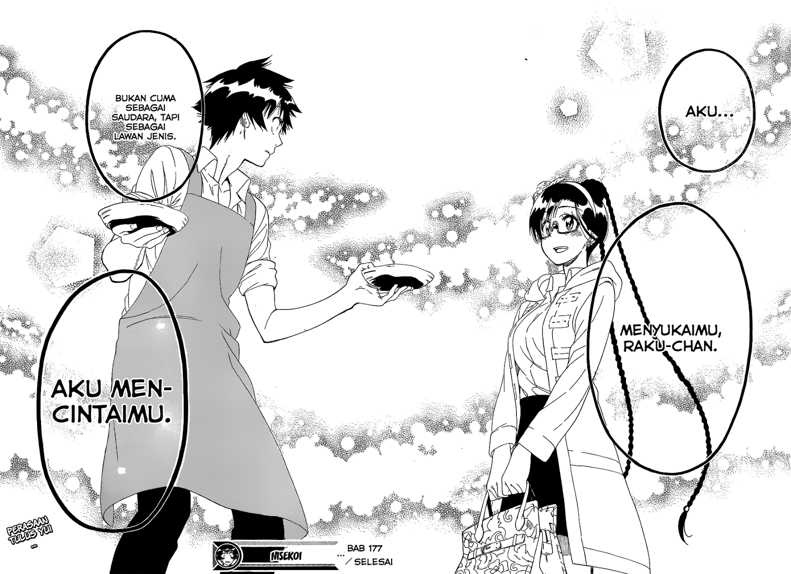 Nisekoi Chapter 177 Gambar 18