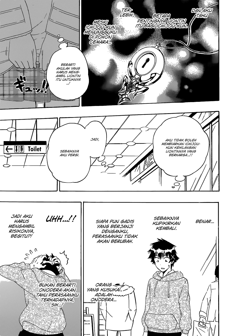 Nisekoi Chapter 167 Gambar 14