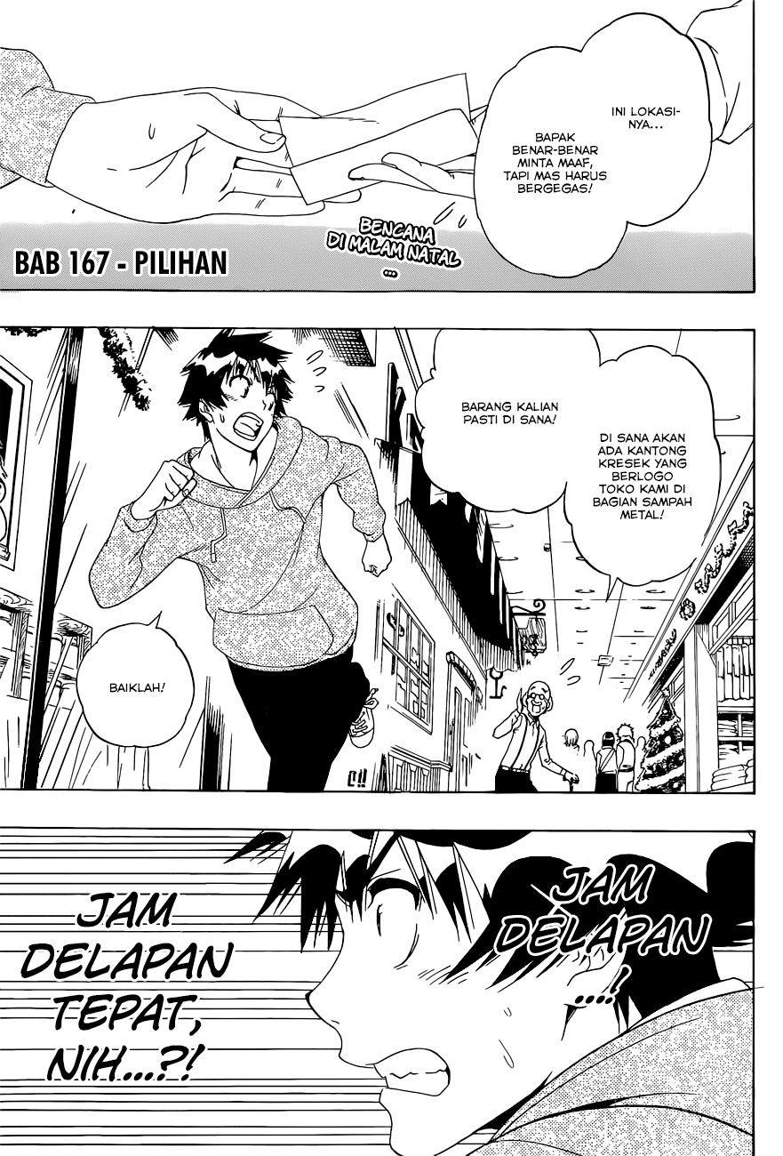 Nisekoi Chapter 167 Gambar 6