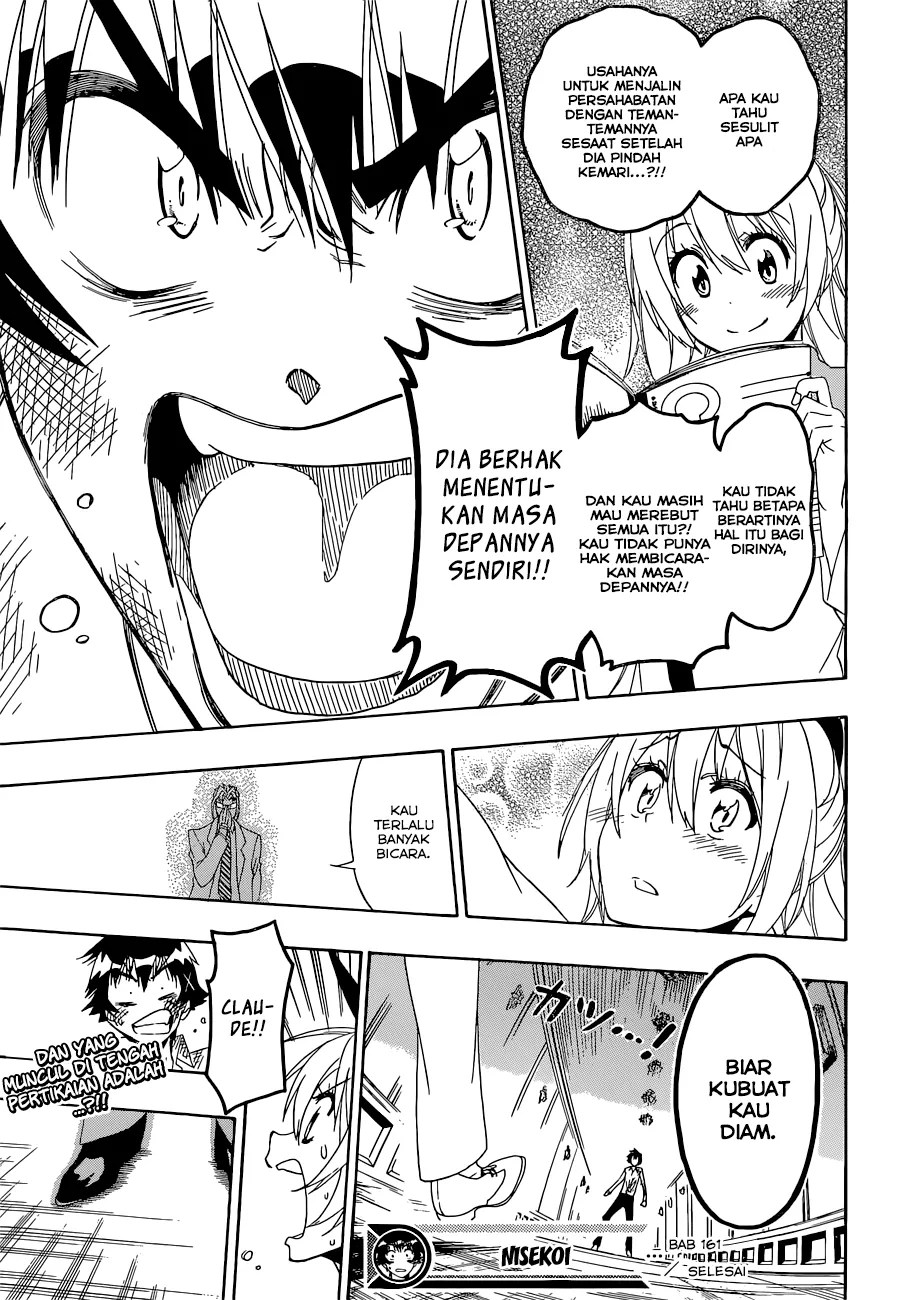Nisekoi Chapter 161 Gambar 38