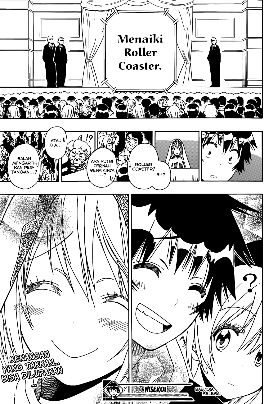 Nisekoi Chapter 139 Gambar 19