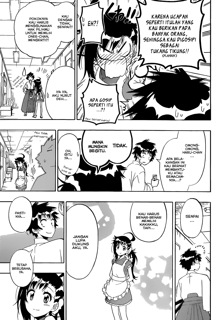 Nisekoi Chapter 133 Gambar 13