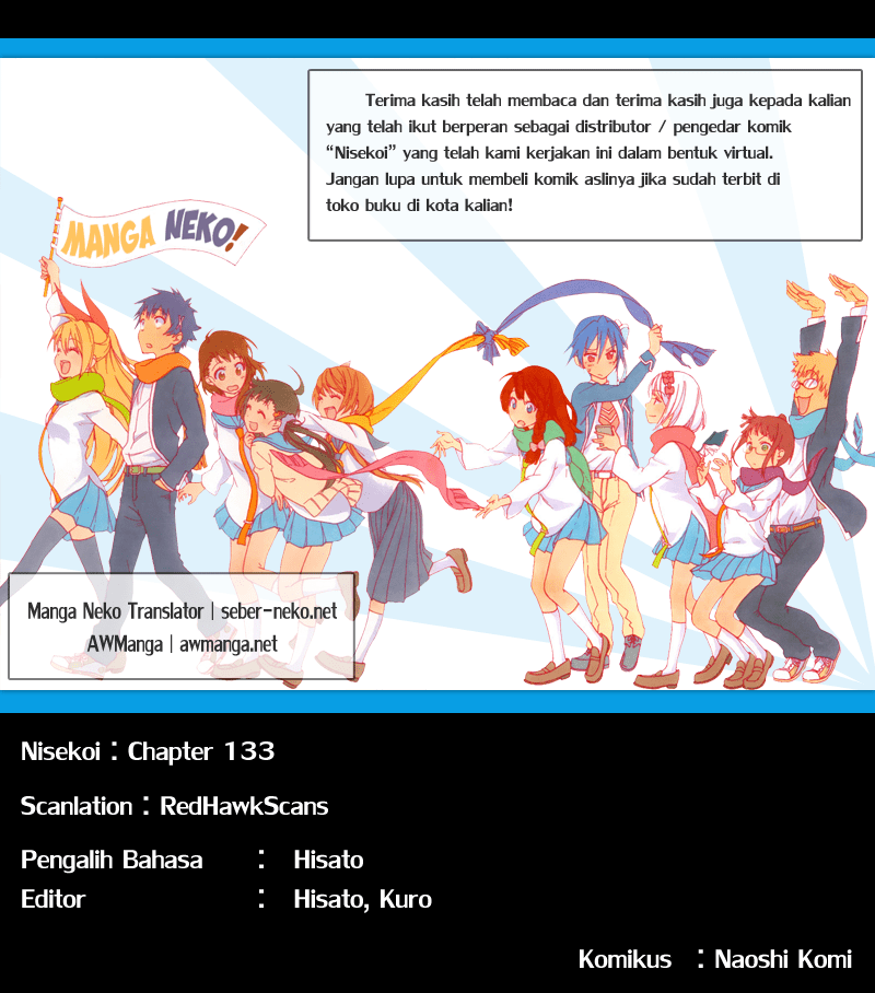 Nisekoi Chapter 133 Gambar 20