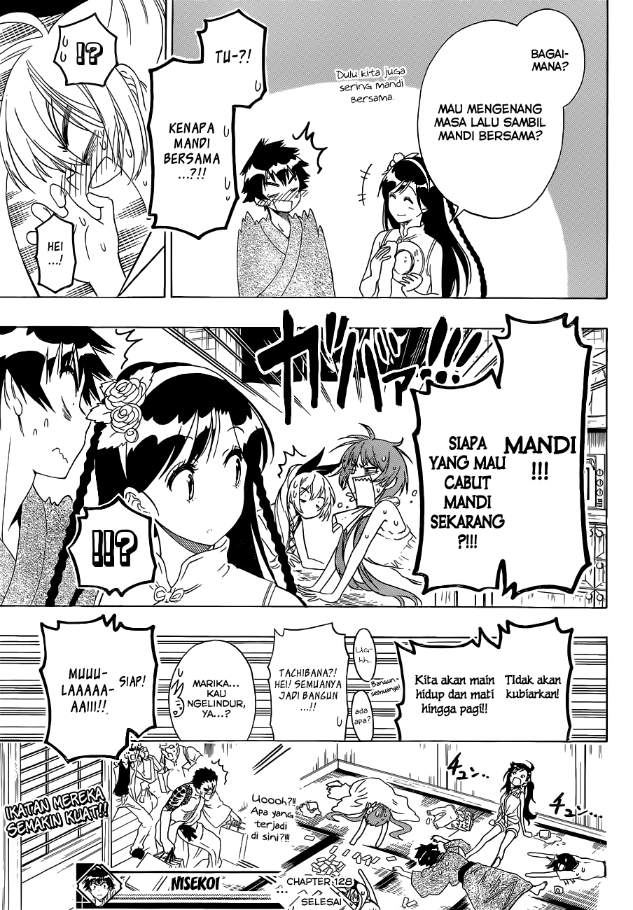 Nisekoi Chapter 128 Gambar 19