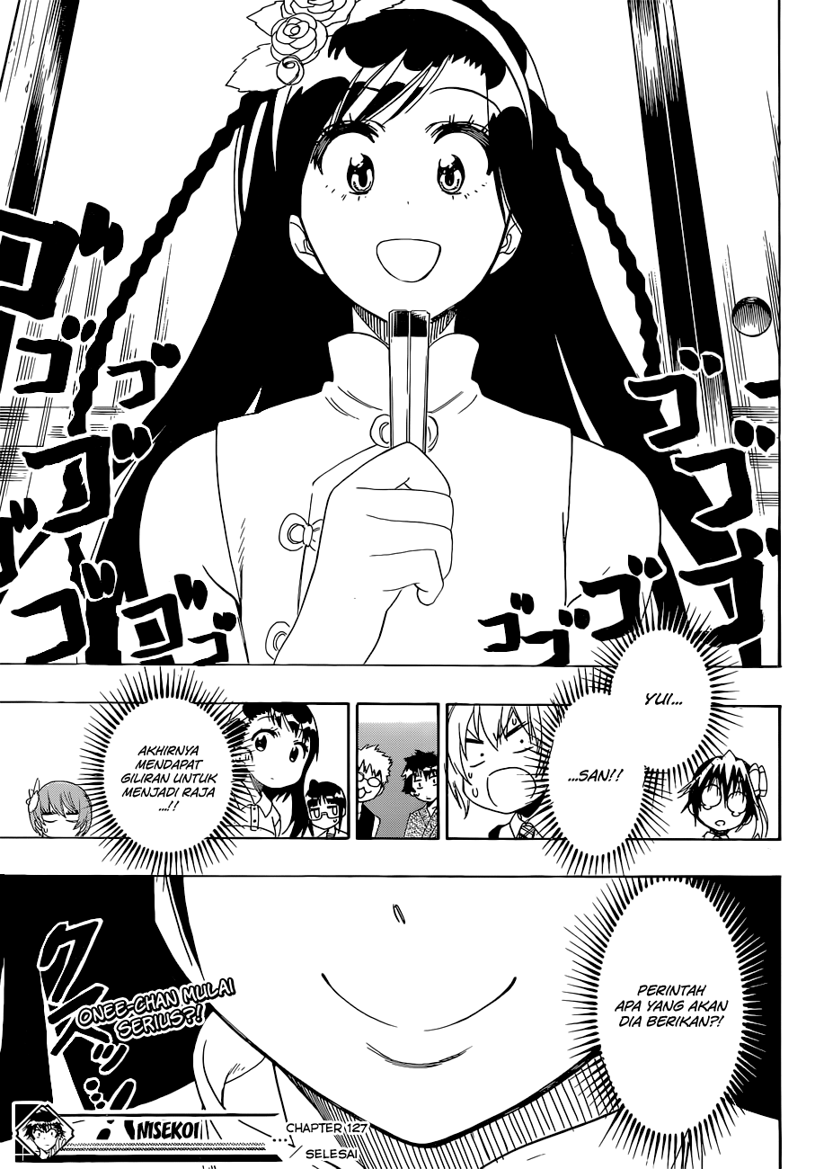 Nisekoi Chapter 127 Gambar 19