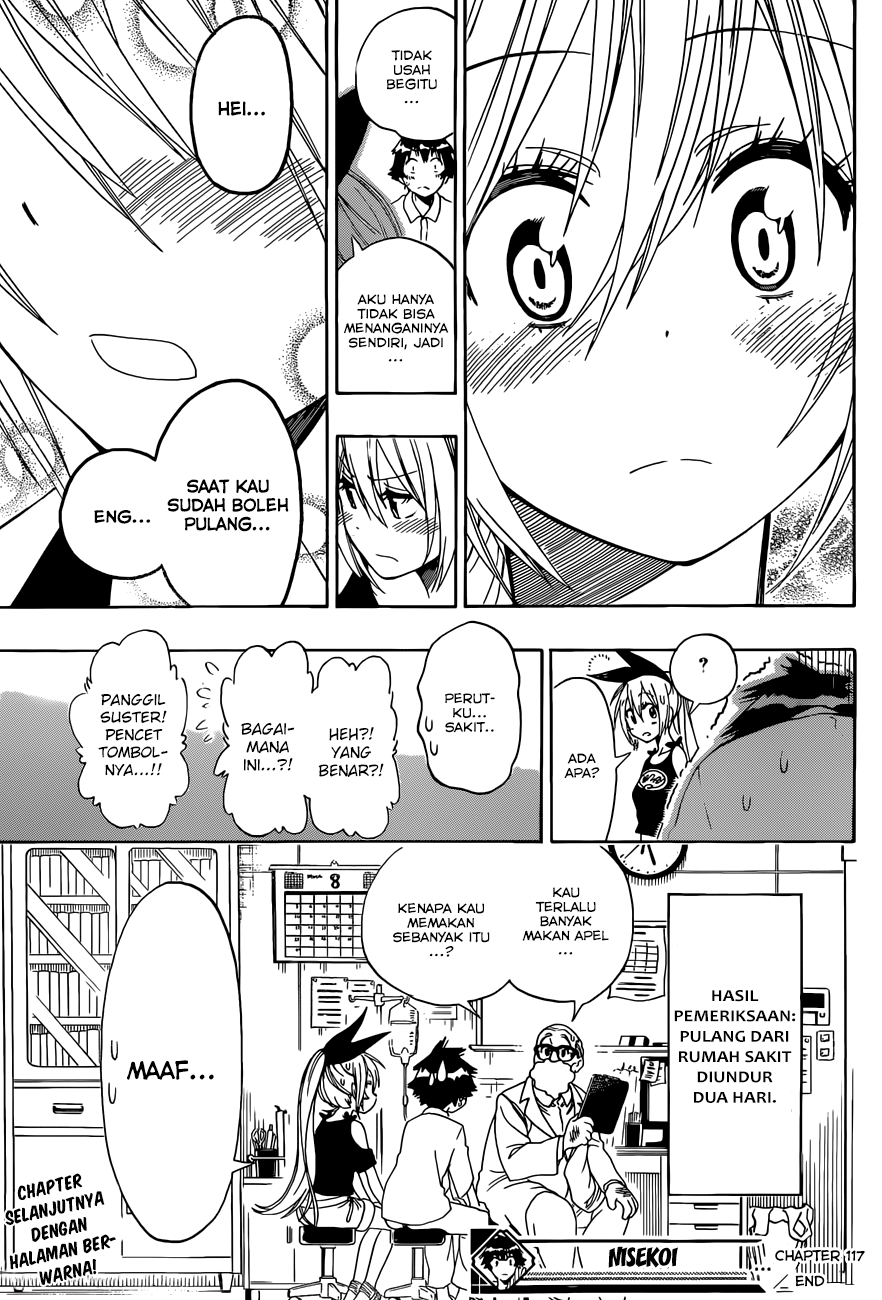 Nisekoi Chapter 117 Gambar 19