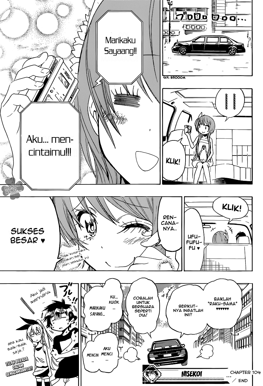 Nisekoi Chapter 104 Gambar 20