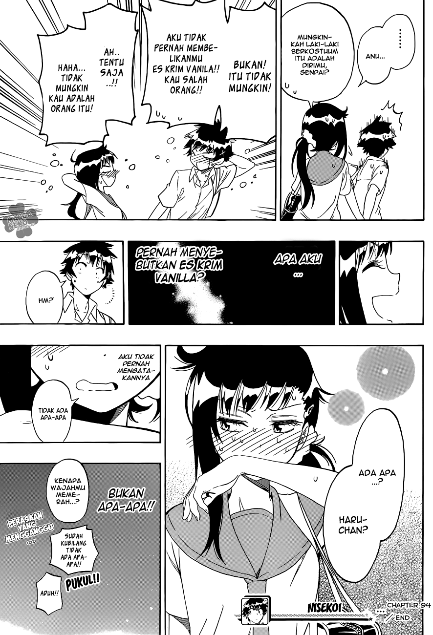 Nisekoi Chapter 94 Gambar 20