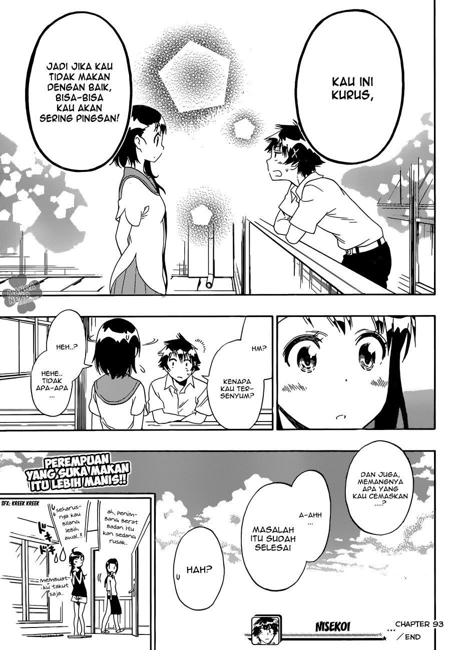 Nisekoi Chapter 93 Gambar 20