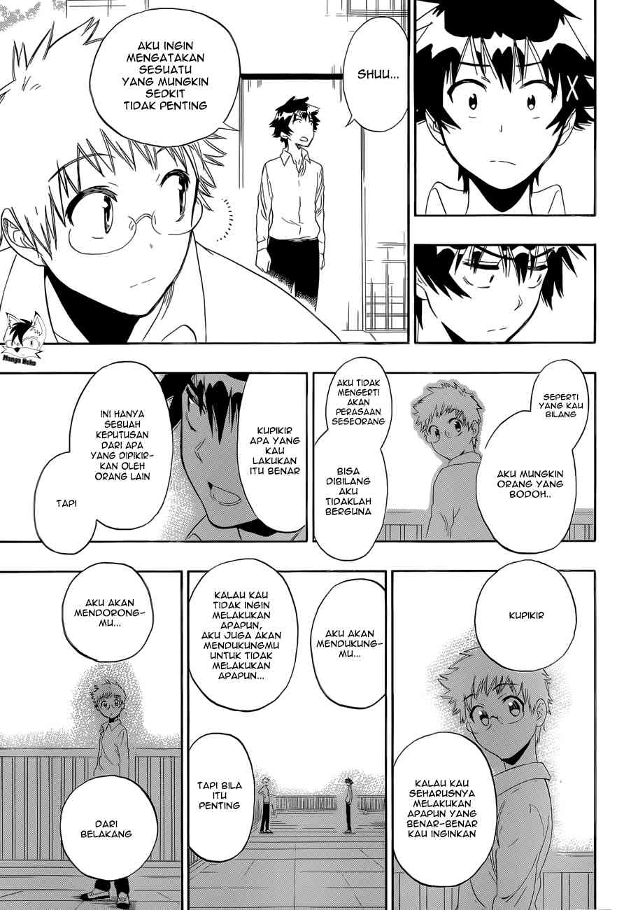 Nisekoi Chapter 85 Gambar 9