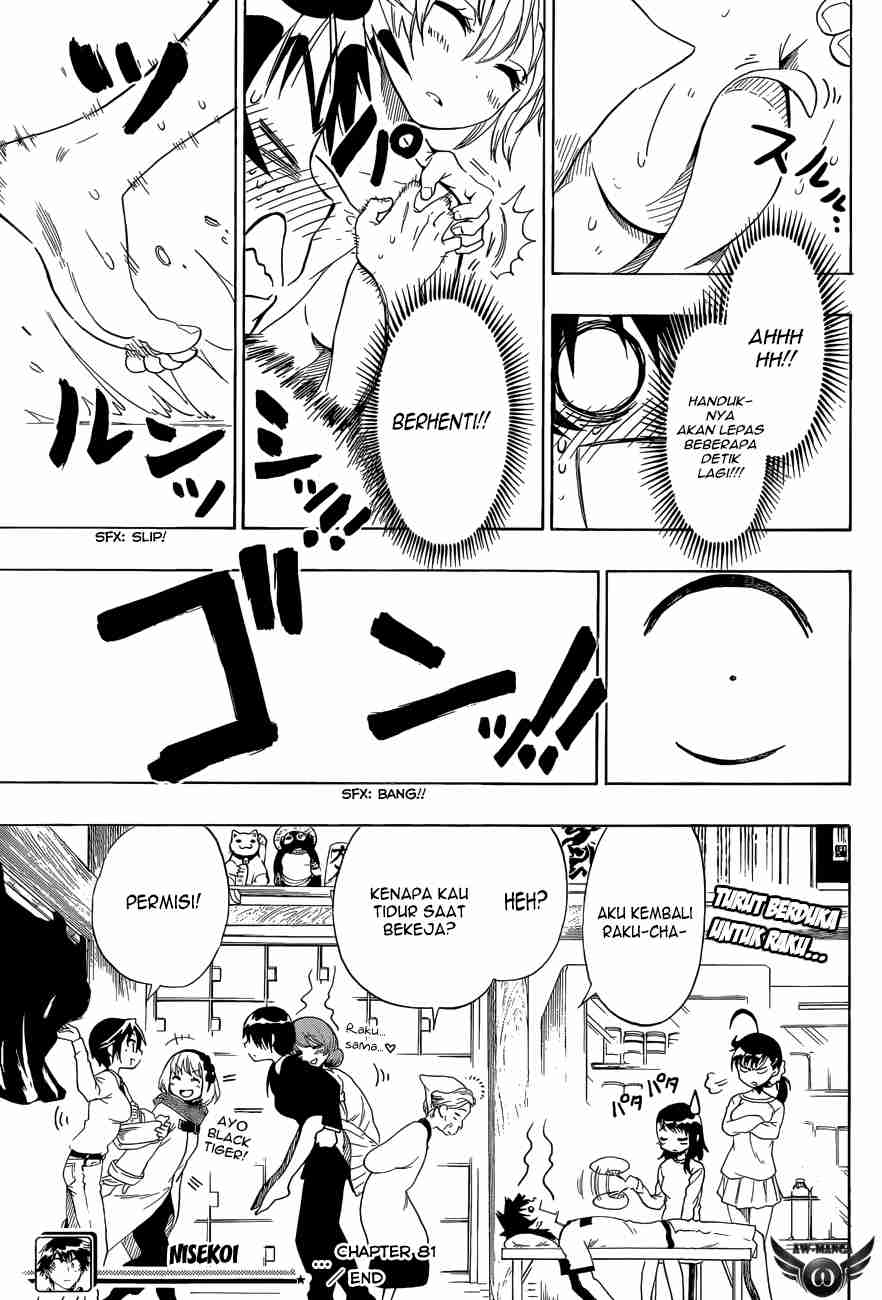 Nisekoi Chapter 81 Gambar 20