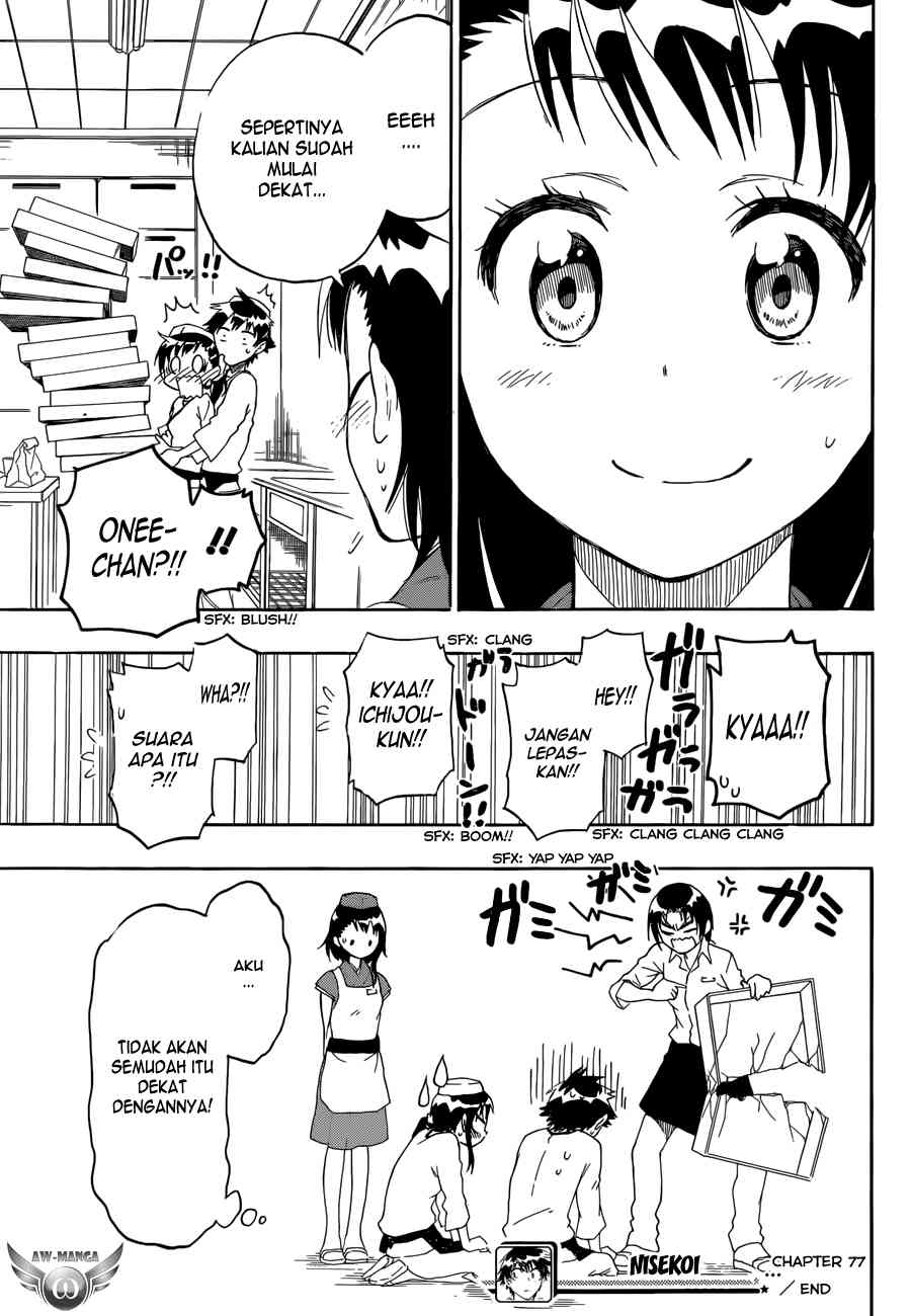 Nisekoi Chapter 77 Gambar 21