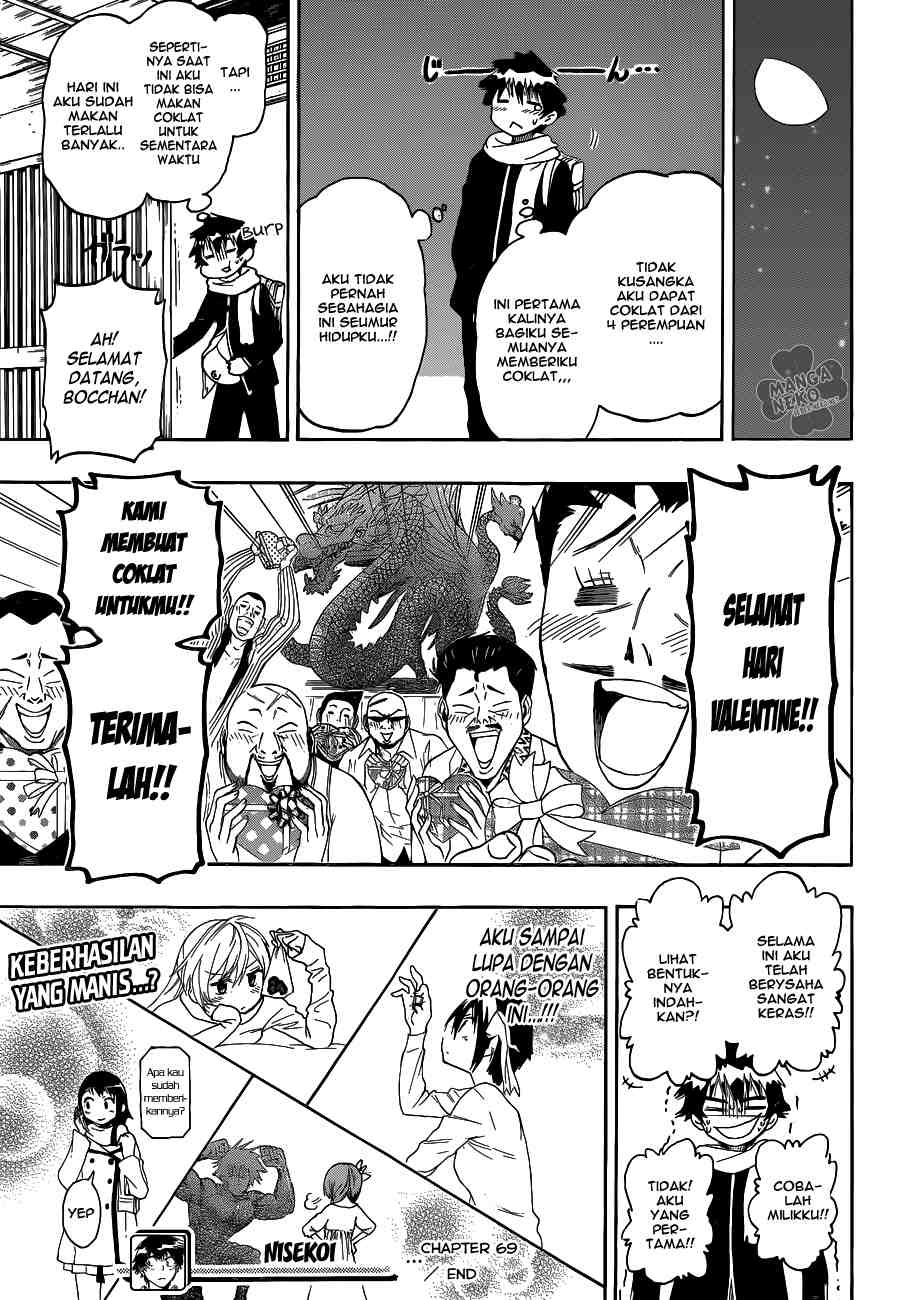 Nisekoi Chapter 69 Gambar 20