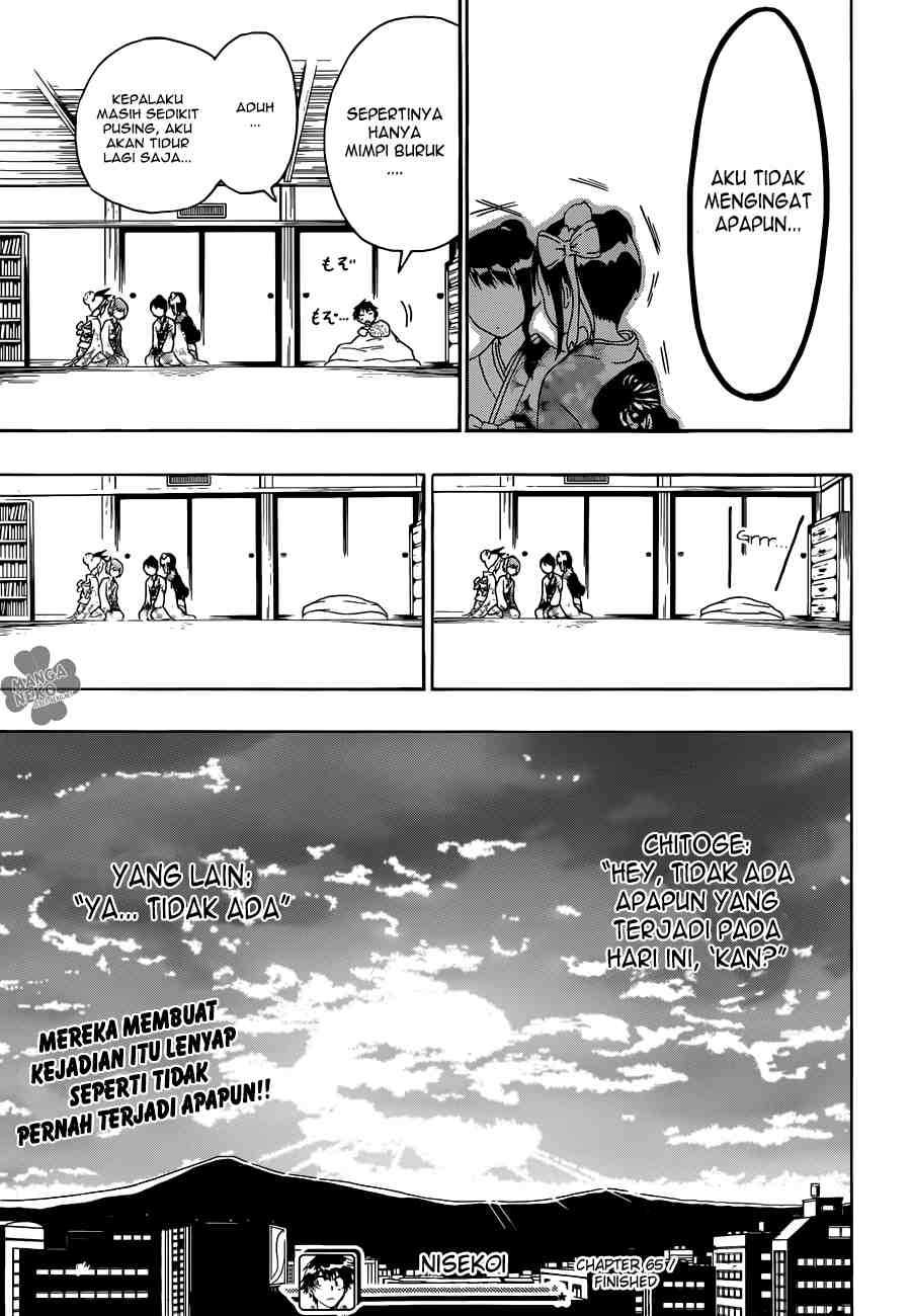 Nisekoi Chapter 65 Gambar 20