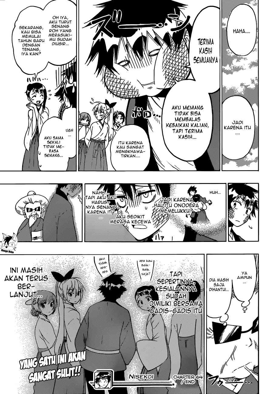 Nisekoi Chapter 64 Gambar 21