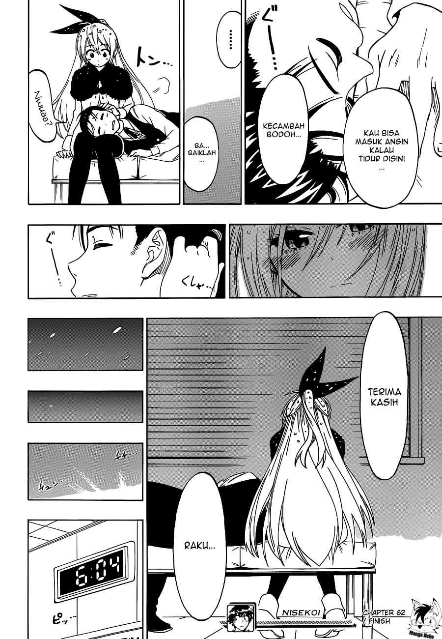 Nisekoi Chapter 62 Gambar 20
