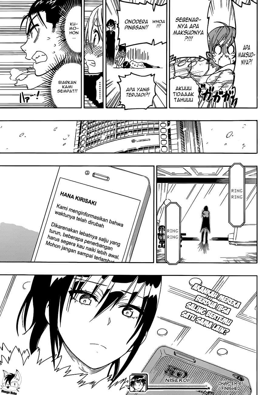 Nisekoi Chapter 61 Gambar 21