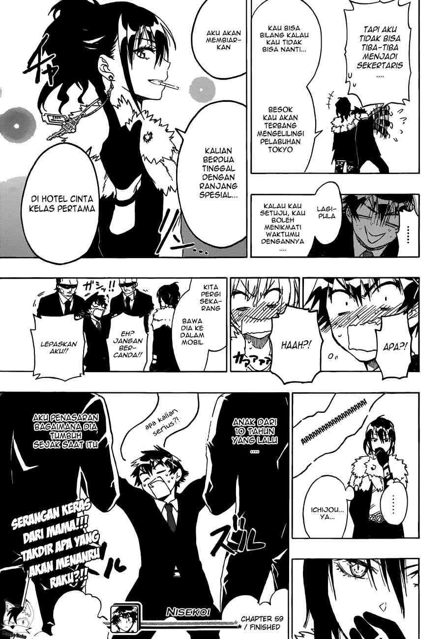 Nisekoi Chapter 59 Gambar 21