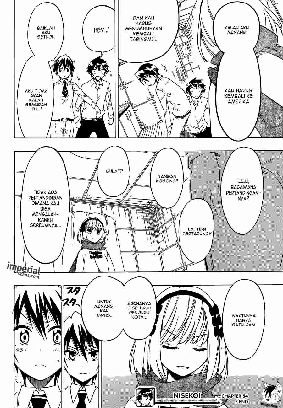 Nisekoi Chapter 54 Gambar 20