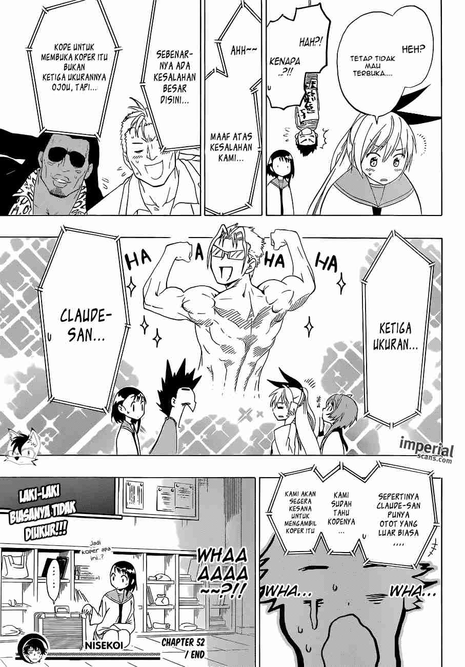 Nisekoi Chapter 52 Gambar 21